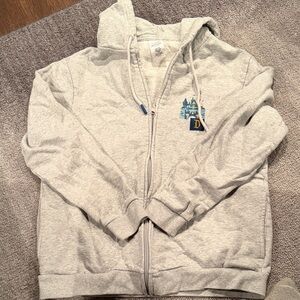 Disneyland Gray Zip Hoodie